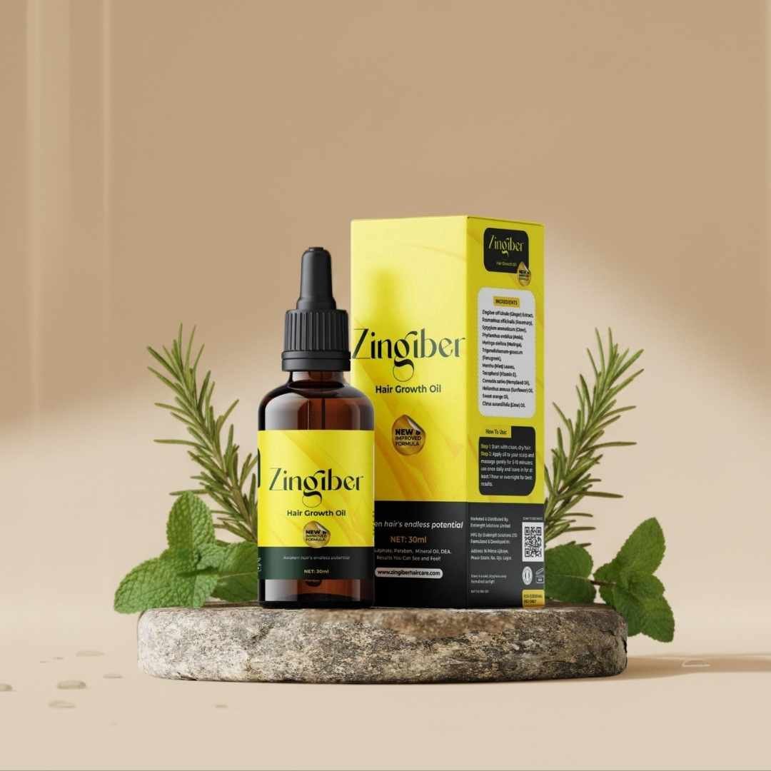 A Potent Blend Of 12+ Time Trusted Herbs & Oil For Thicker, Longer Hair, Fast!